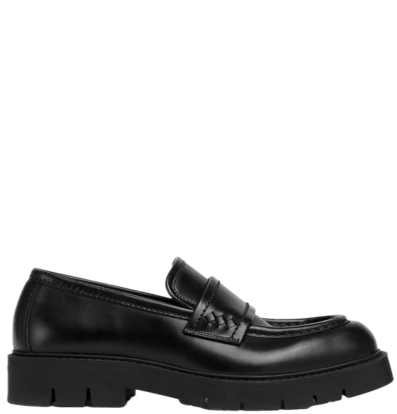  Giày Nam Bottega Veneta Haddock Loafer 'Black' 