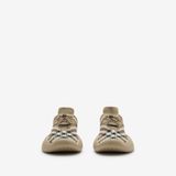  Giày Nam Burberry Check Knit Neptune Sneaker 'Sand' 