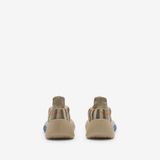  Giày Nam Burberry Check Knit Neptune Sneaker 'Sand' 