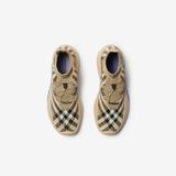  Giày Nam Burberry Check Knit Neptune Sneaker 'Sand' 