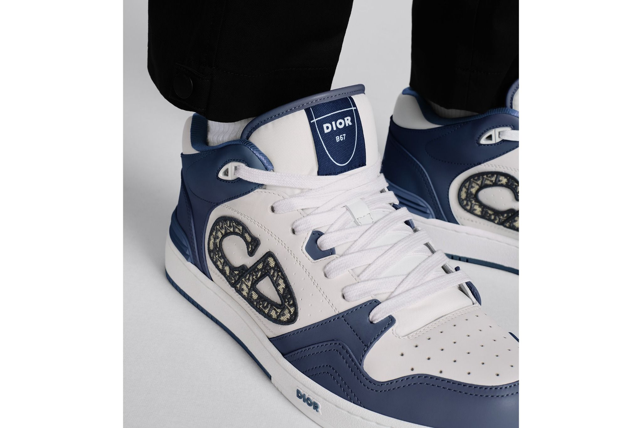 CD B57 Mid-Top Sneaker In Azure Afternoon Calfskin 993822