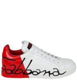  Giày Nam Dolce & Gabbana Portofino 'White Red' 