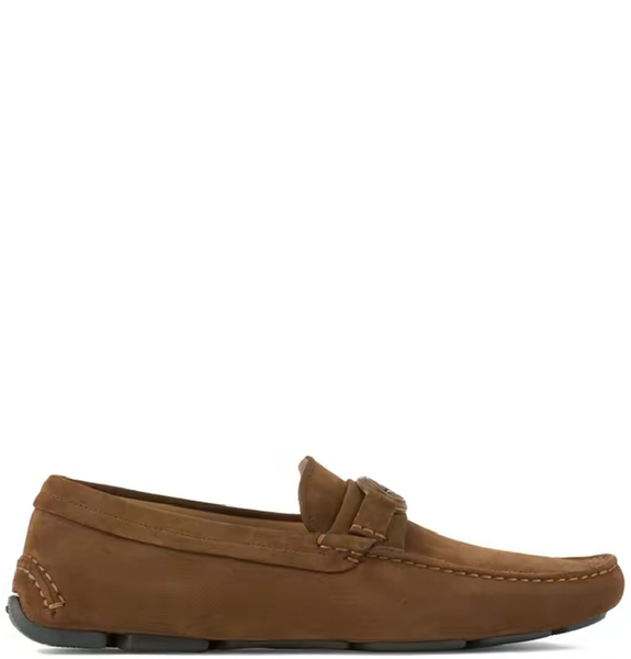  Giày Nam Giorgio Armani Suede Loafers 'Buff' 