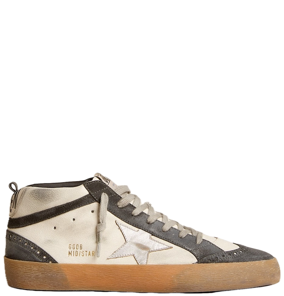  Giày Nam Golden Goose Mid Star 'Silver' 