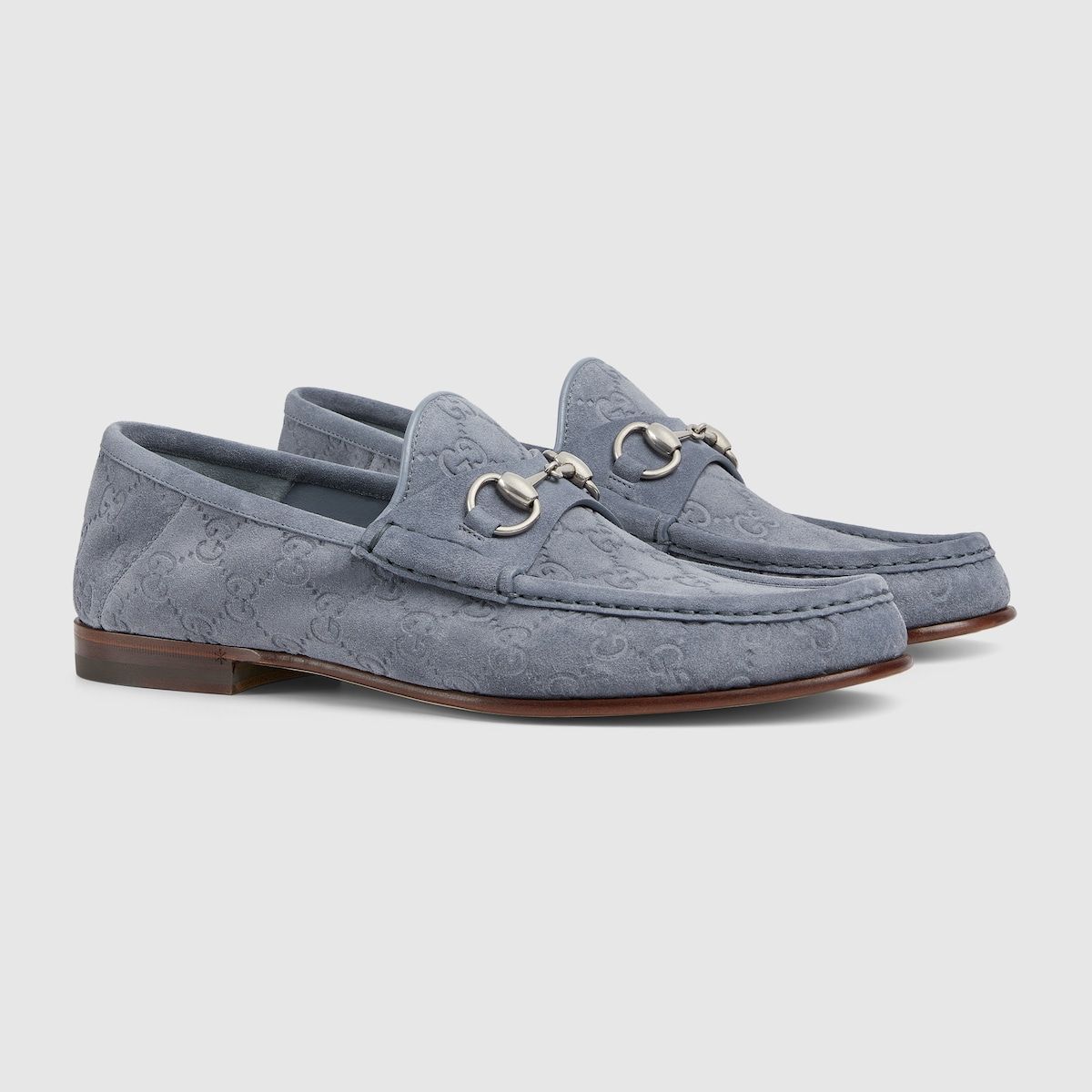  Giày Nam Gucci Horsebit 1953 Loafer 'Grey' 