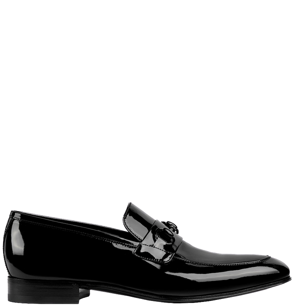  Giày Nam Loafer With Horsebit 'Black Patent' 