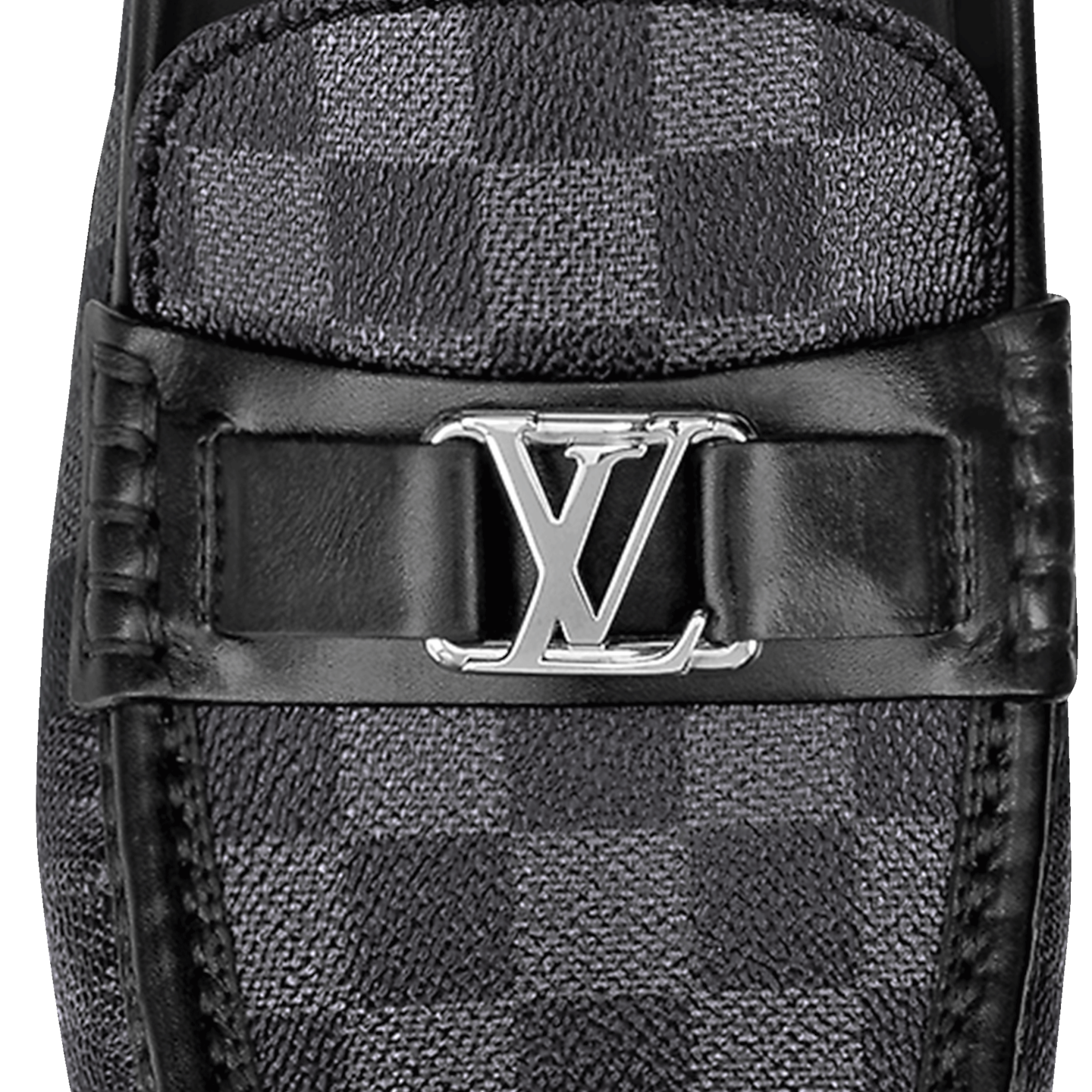  Giày Nam Louis Vuitton Hockenheim Mocassin 'Graphite' 