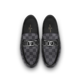  Giày Nam Louis Vuitton Hockenheim Mocassin 'Graphite' 