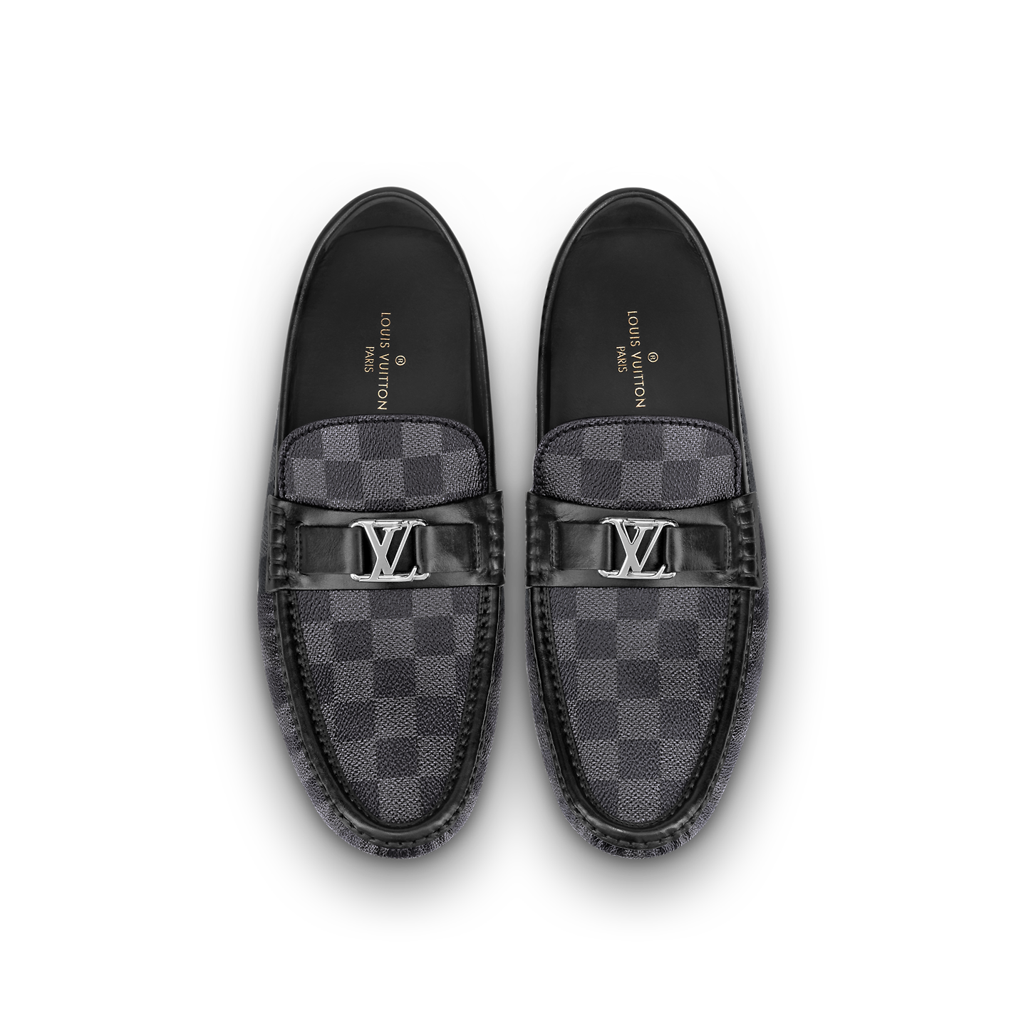  Giày Nam Louis Vuitton Hockenheim Mocassin 'Graphite' 