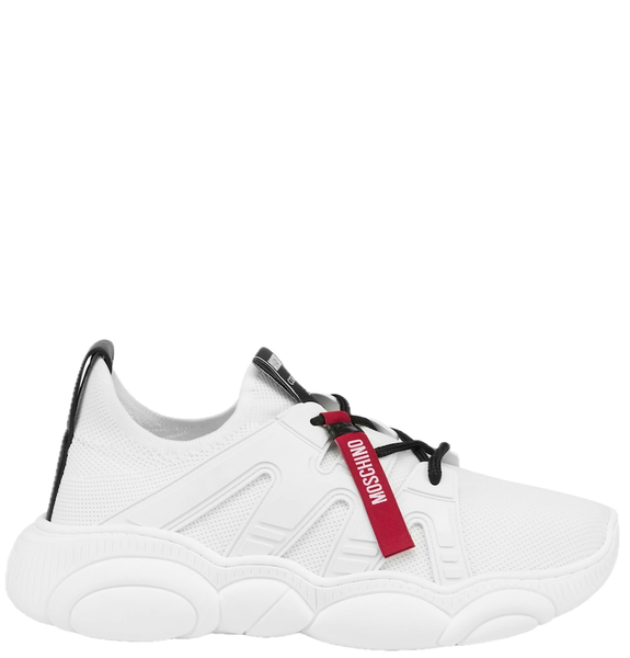  Giày Nam Moschino Teddy Shoes Running 'White' 