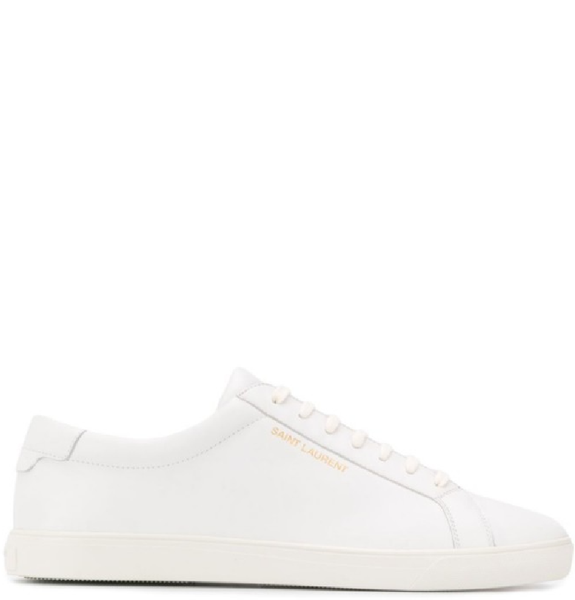  Giày Nam Saint Laurent Andy Sneakers 'White' 