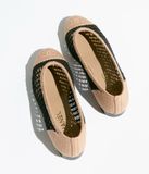 Giày Nữ Chanel Ballet Flats Raffia 'Black' 