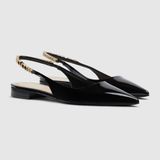  Giày Nữ Gucci Signoria Ballet Flat 'Black' 