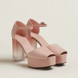  Giày Nữ Hermes Fever 70 Sandal 'Rose Opaline' 