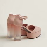  Giày Nữ Hermes Fever 70 Sandal 'Rose Opaline' 