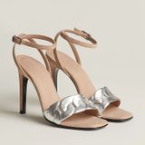  Giày Nữ Hermes Gala 105 Sandal 'Gris Argenté' 