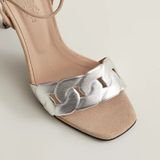  Giày Nữ Hermes Gala 105 Sandal 'Gris Argenté' 