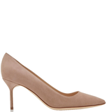  Giày Nữ Manolo Blahnik BB 70 Suede Pumps 'Beige' 