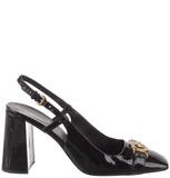  Giày Nữ Versace Medusa Slingback 'Black' 
