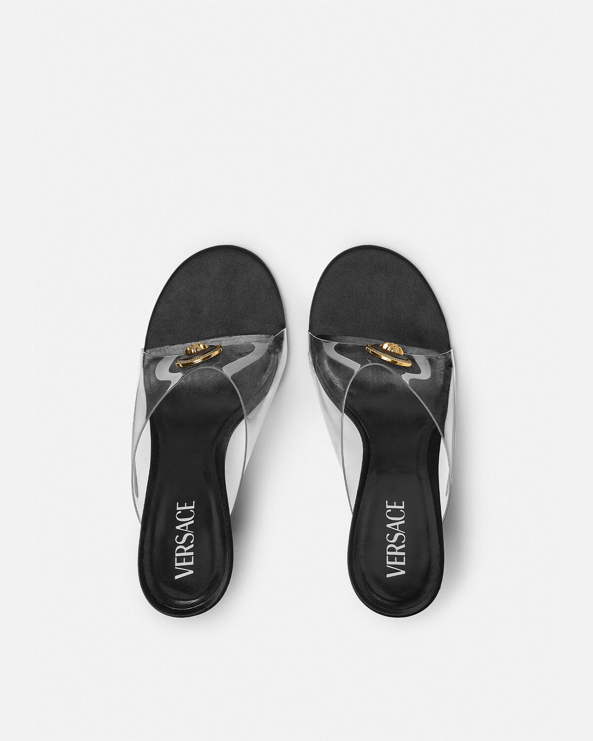  Giày Nữ Versace Vagabond Mules 'Black' 
