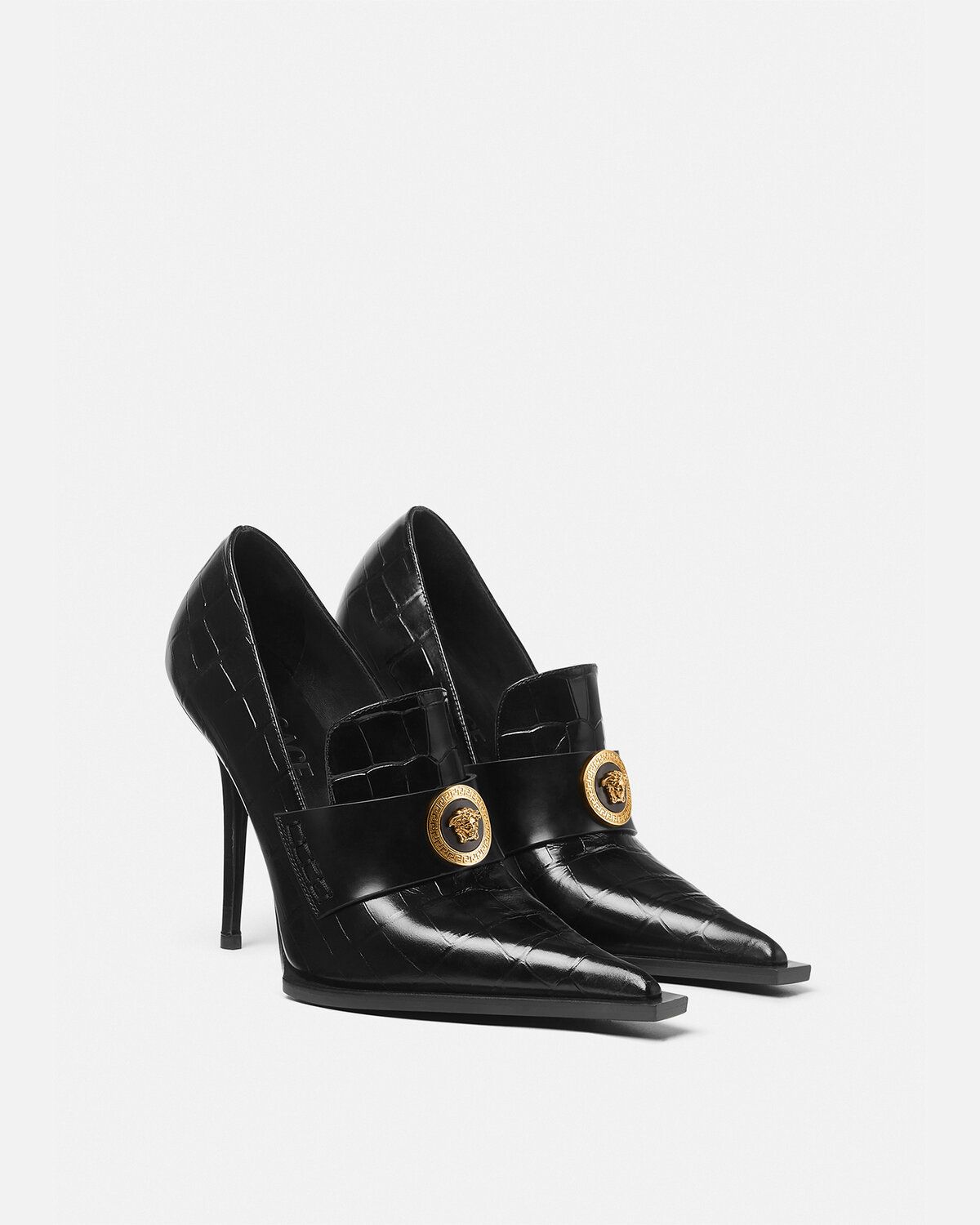  Giày Nữ Versace Vagabond Pumps 'Black' 