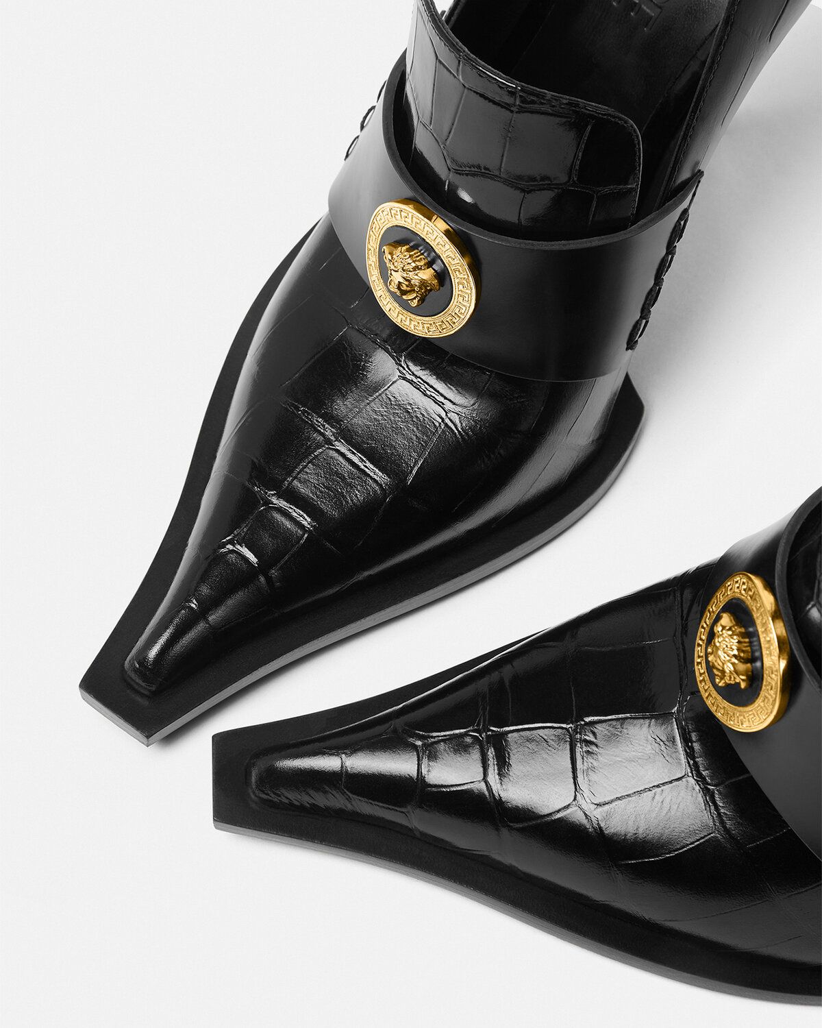  Giày Nữ Versace Vagabond Pumps 'Black' 