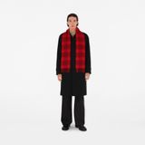  Khăn Burberry Narrow Check Cashmere Scarf 'Currant' 