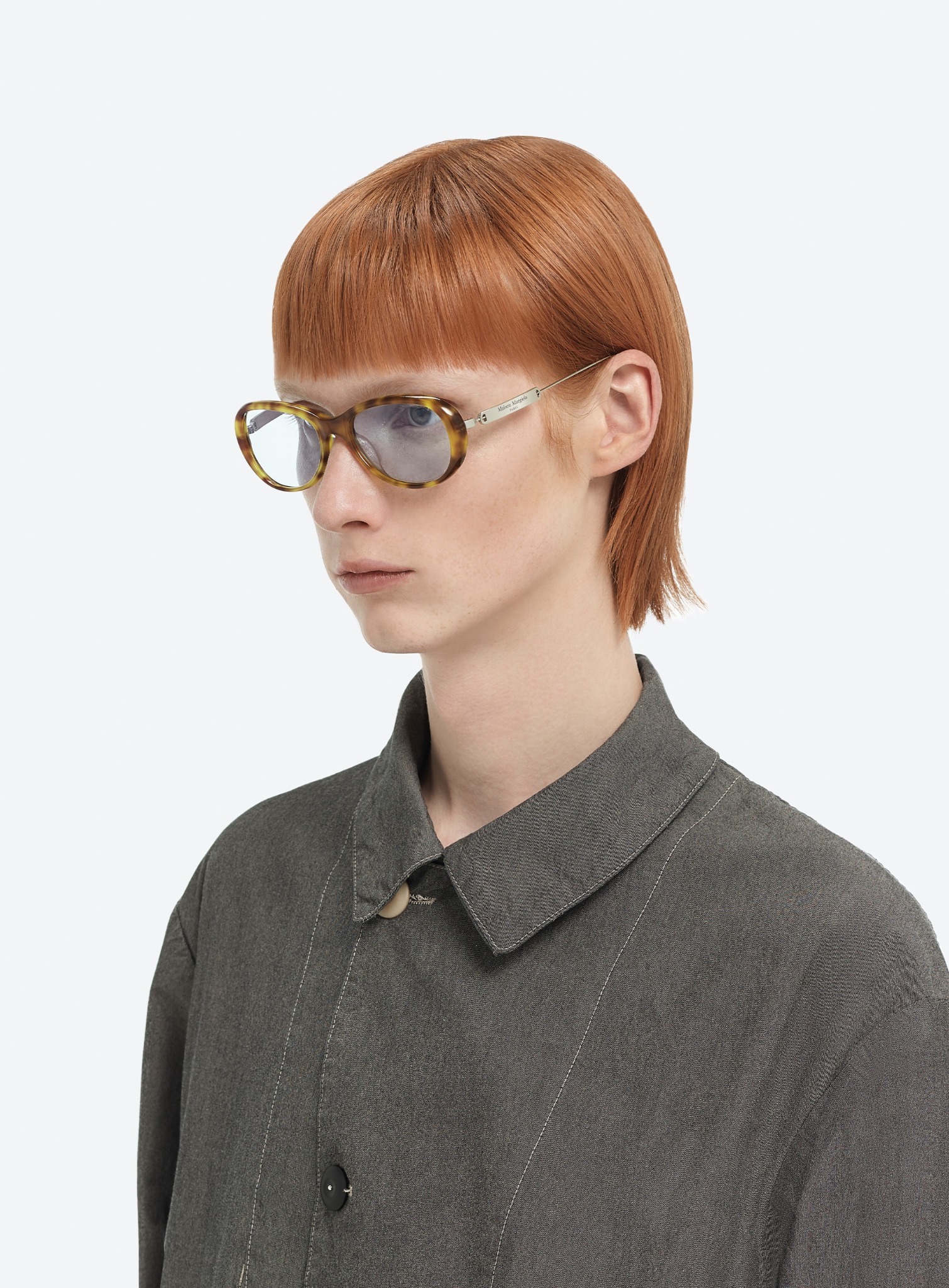 Kính Gentle Monster x Maison Margiela MM215 T6(GR) 'Tortoise' – LUXITY