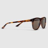  Kính Gucci Square Frame Sunglasses 'Brown' 