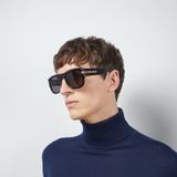  Kính Gucci Squared Frame Sunglasses 'Black' 