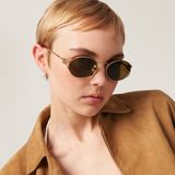  Kính Miu Miu Logo Sunglasses 'Loden' 