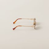  Kính Miu Miu Logo Sunglasses 'Loden' 