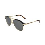  Kính Nam Gucci Aviator Sunglasses 'Grey Silver' 