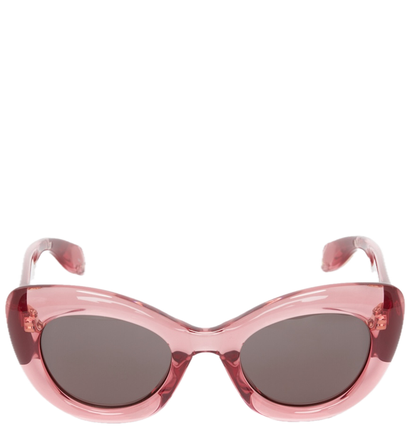  Kính Nữ Alexander McQueen Curve Cat-eye 'Pink' 