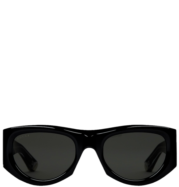  Kính Nữ Gucci Rectangular Sunglasses 'Black' 