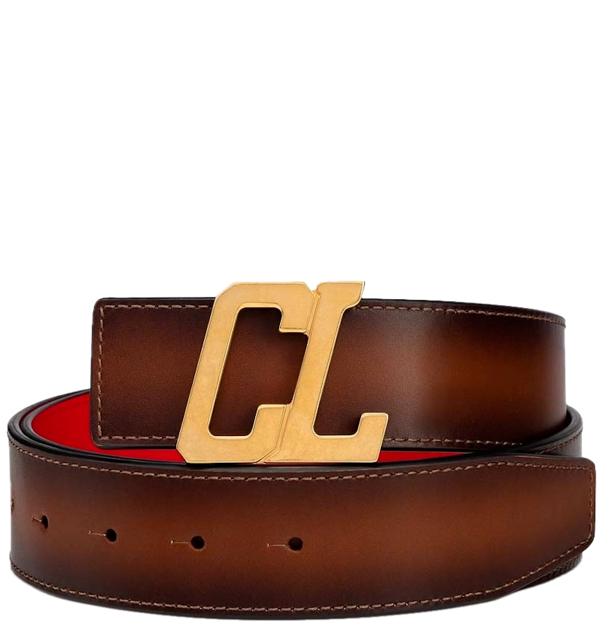 Thắt Lưng Nam Christian Louboutin CL Logo 'Havane' 