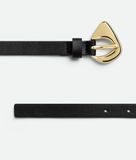  Thắt Lưng Nữ Bottega Veneta Fin Belt 'Black' 
