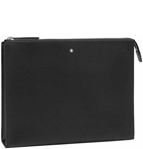  Túi Nam Montblanc Sartorial Clutch Bag Pochette 'Black' 
