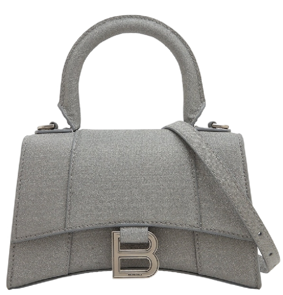  Túi Nữ Balenciaga Hourglass Xs Shoulder 'Grey' 