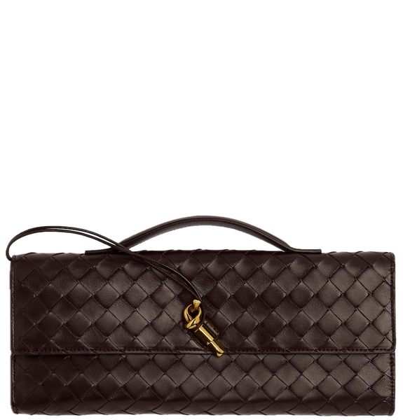  Túi Nữ Bottega Veneta Andiamo Clutch 'Fondant' 