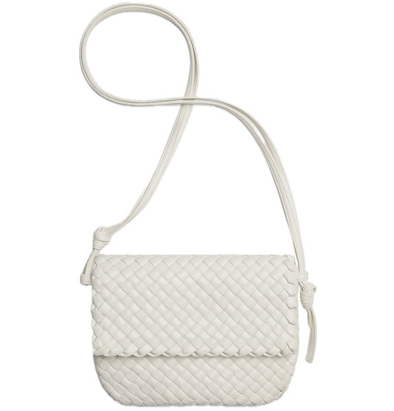  Túi Nữ Bottega Veneta Cobble Messenger 'White' 
