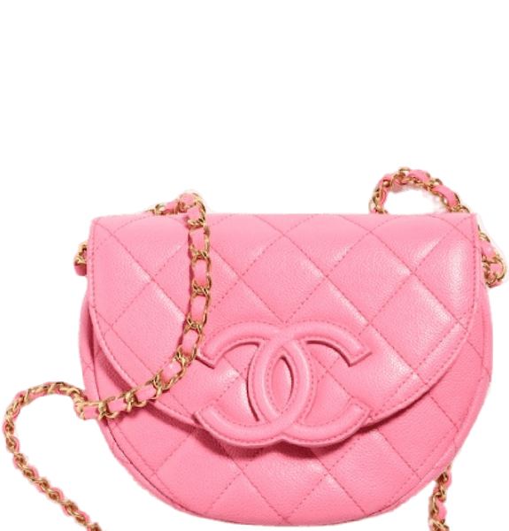  Túi Nữ Chanel Grained Calfskin Gold Tone Metal 'Light Pink' 