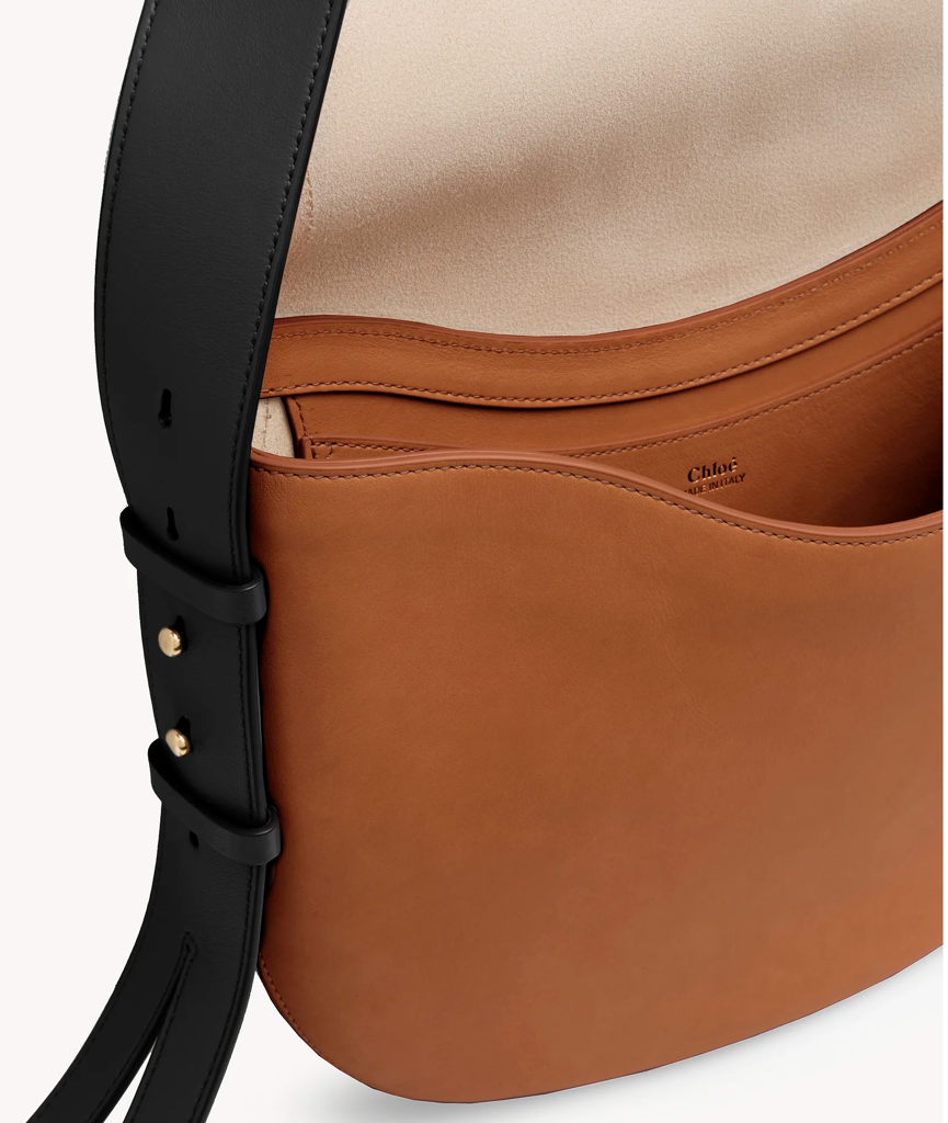  Túi Nữ Chloe Kiss Hobo Small Grain 'Brown' 