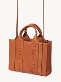  Túi Nữ Chloe Small Woody Tote Bag 'Caramel' 