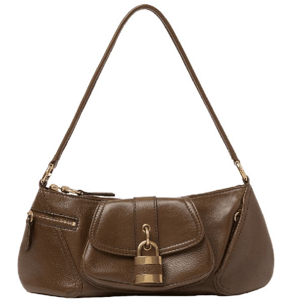  Túi Nữ Chloe The 99 Shoulder Bag 'Dark Khaki' 