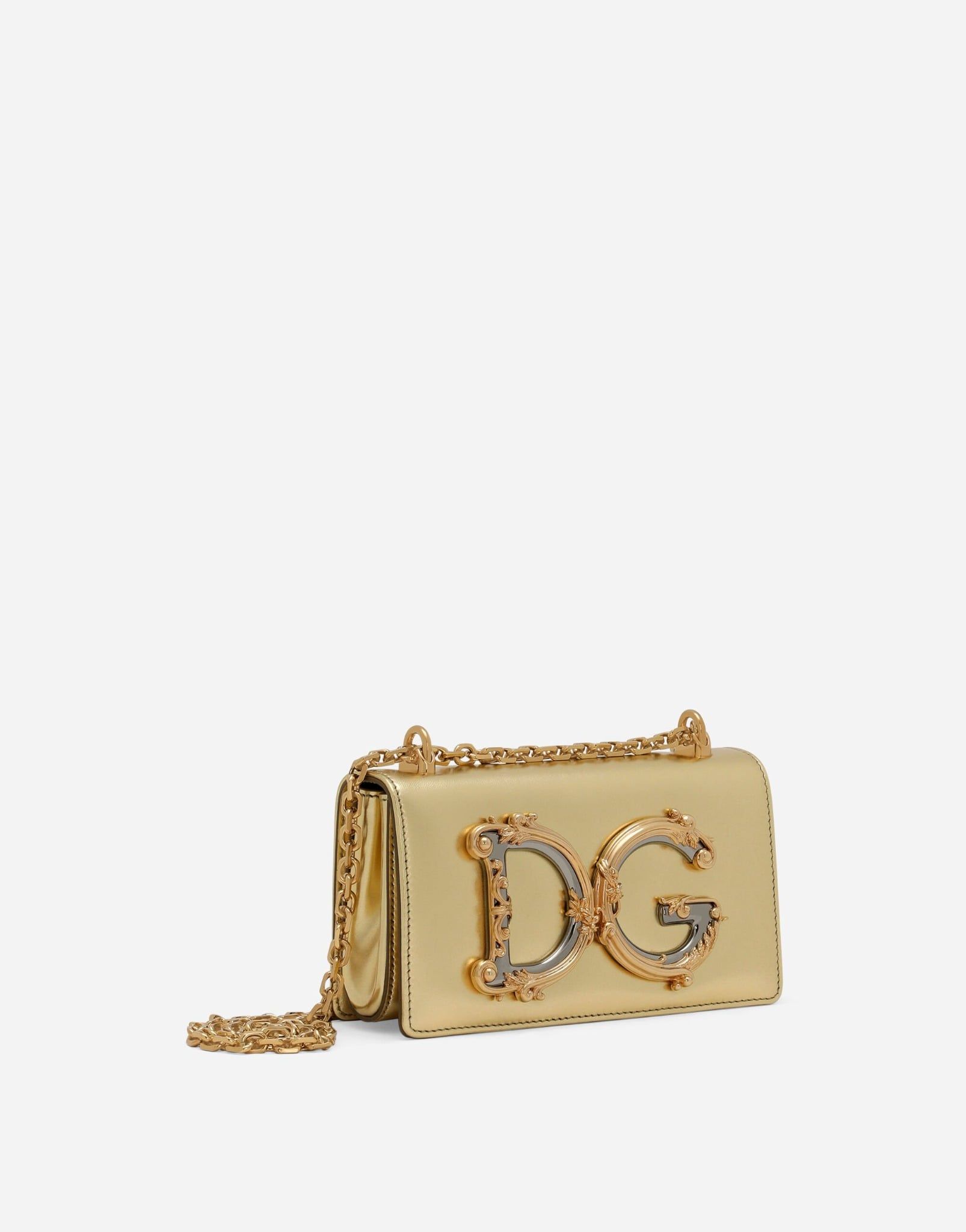  Túi Nữ Dolce & Gabbana Girls Phone Bag 'Gold' 