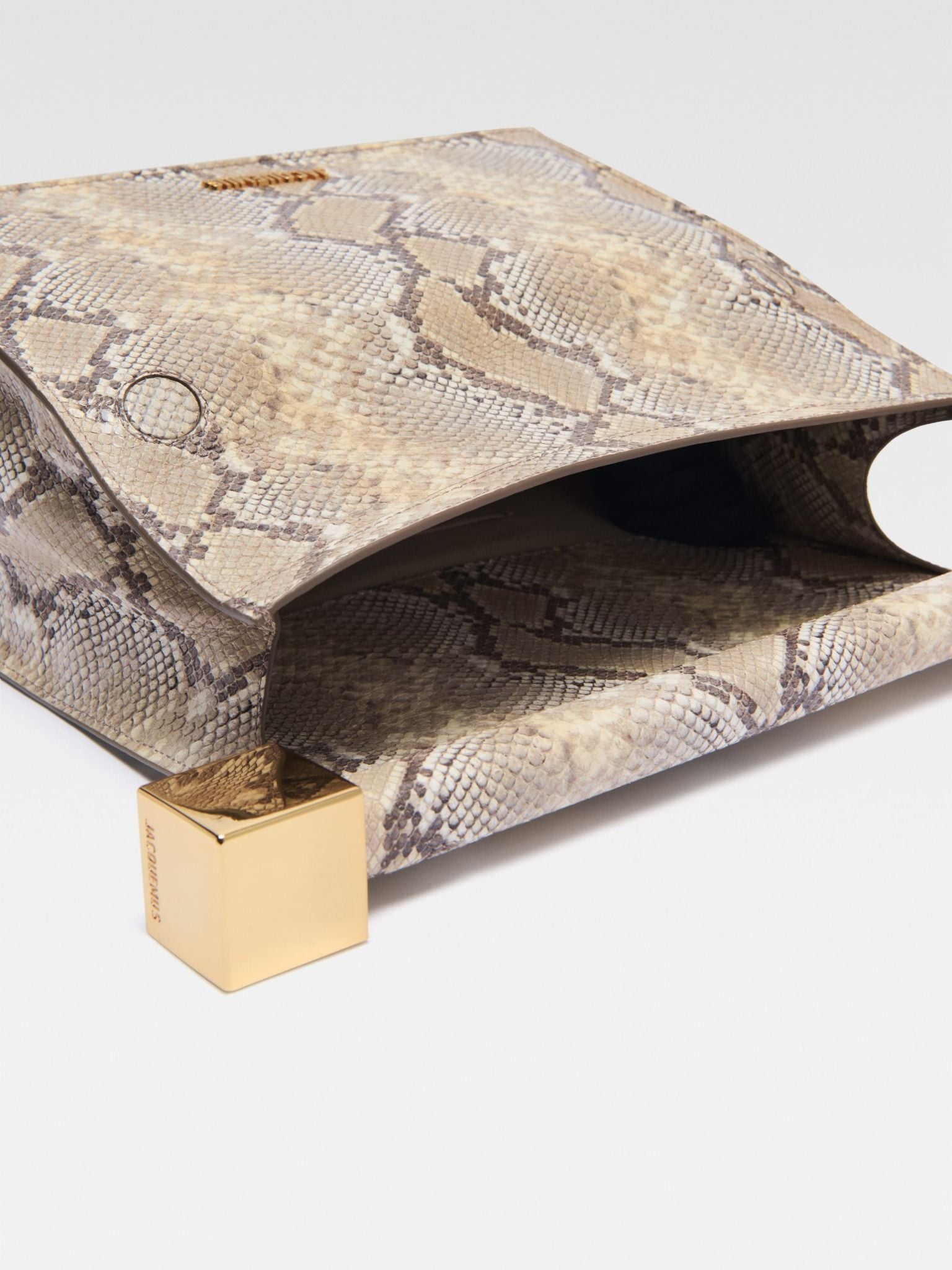  Túi Nữ Jacquemus Rond Carré Clutch 'Beige' 