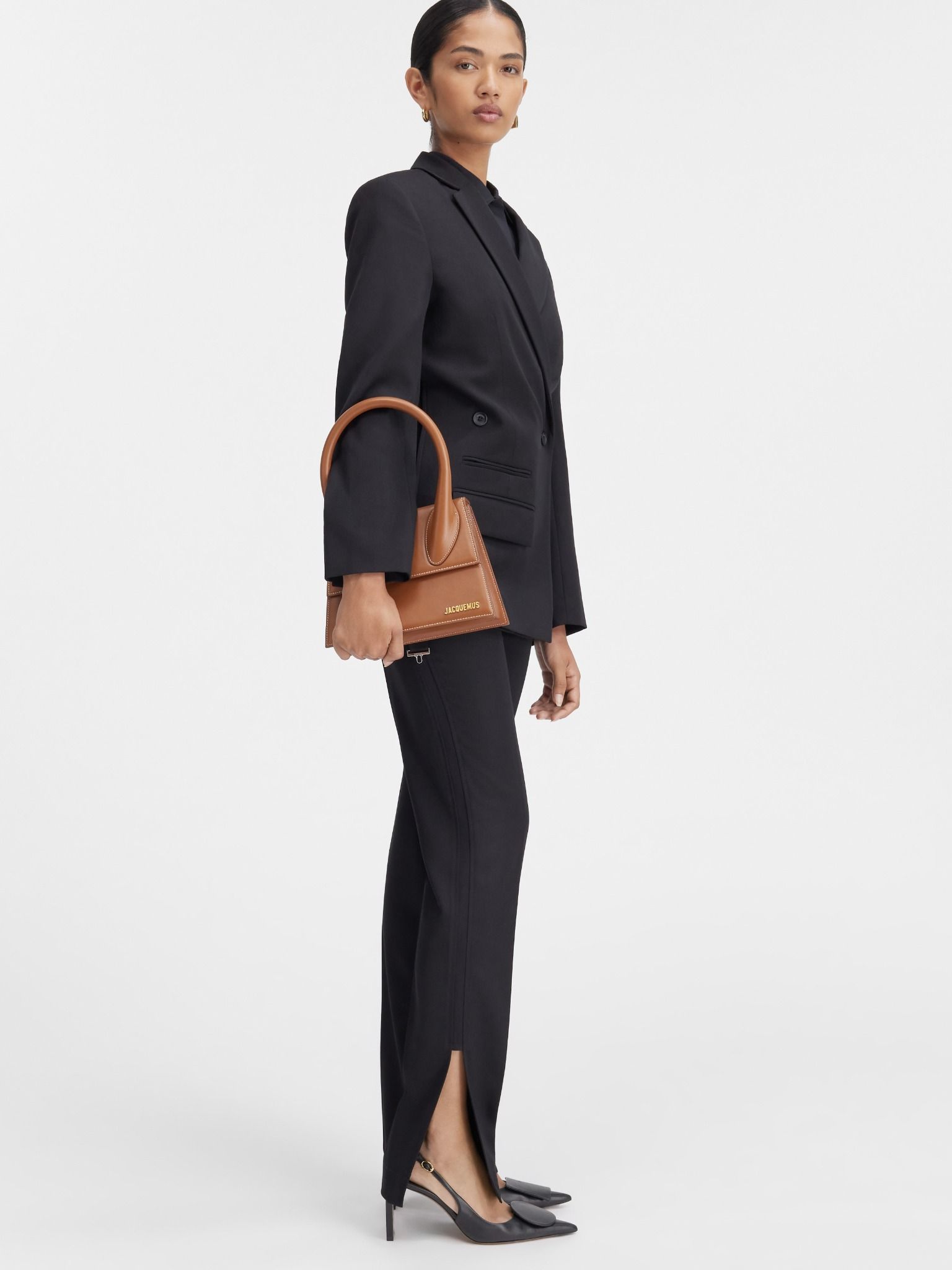  Túi Nữ Jacquemus The Large Chiquito 'Brown' 