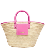  Túi Nữ Jacquemus The Soli Basket 'Neon Pink' 