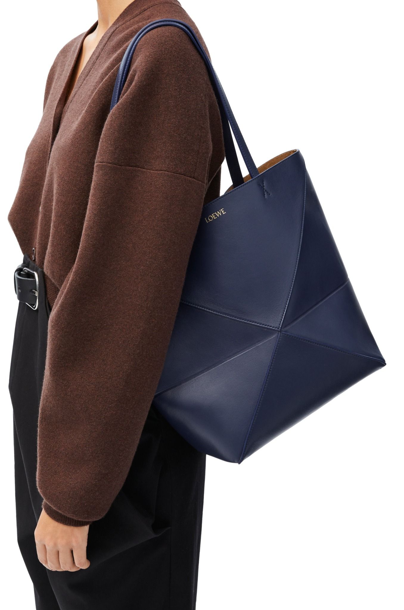  Túi Nữ Loewe Medium Puzzle Fold Tote 'Abyss Blue' 